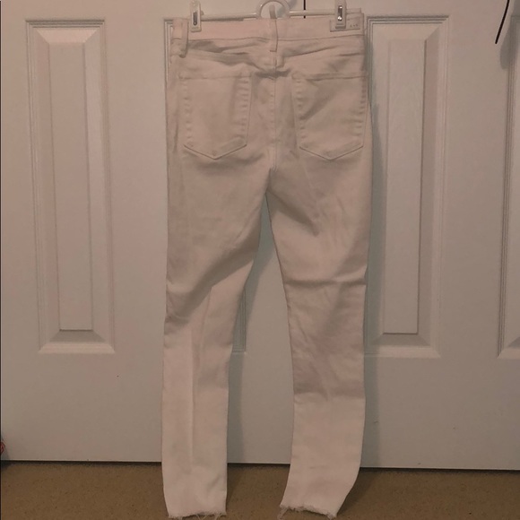 Abercrombie & Fitch | Jeans | Abercrombie Fitch White High Rise Ankle ...